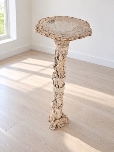 Asiatische blumensäule - asiatische,