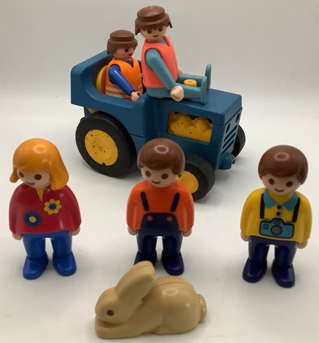 Playmobil traktor 5 personen - traktor,