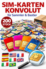 SIM-Karten Konvolut abgelaufen