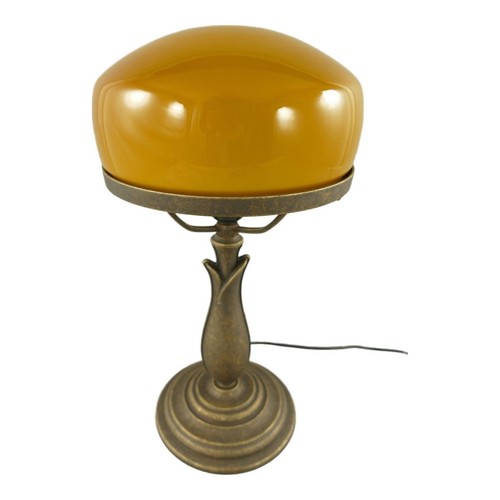Pilzlampe messing brüniert - pilzlampe,