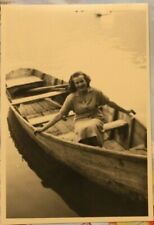 Foto woman girl mädchen boot schiff see Model vintage 1952 W21