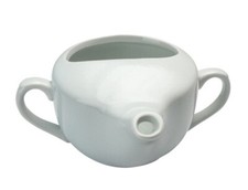 Schnabeltasse Porzellan oder Kunststoff 200ml Trinkbecher Trinkhilfe 2 Henkel