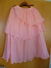 3 lagig Chiffon Tribal Fusion Bellydance Rock Tanz dance Skirt Bauchtanz