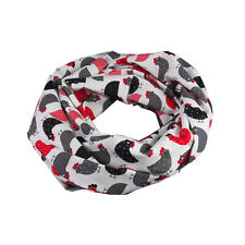 Damen-Rundschal Loop Hühner