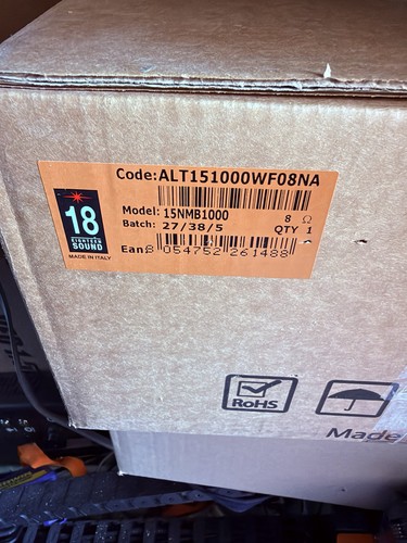 Sound 15nmb1000 ohm 15 - -, 8