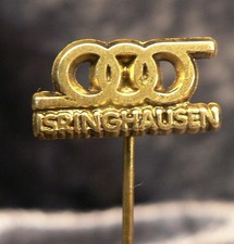 ISRINGHAUSEN, FAHRZEUGSITZE für Nutzfahrzeuge, Anstecknadel 3 Ringe Name, Blech