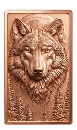 Kupfer barren 999 wolf - kupfer,