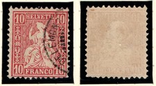 Schweiz Briefmarke Sitzende