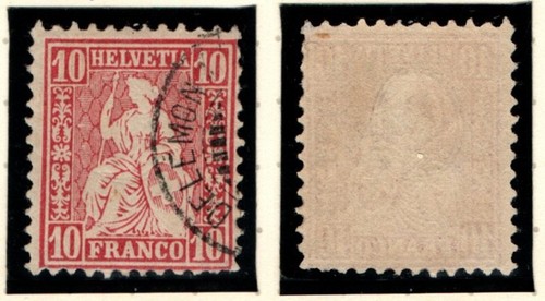 Schweiz briefmarke sitzende - schweiz,