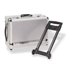Trolley alu koffer silver - alu-koffer, "silver