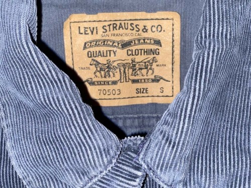 Levi cordjacke navy size - cordjacke,