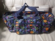 Hübsche Kleine Incase Reisetasche Travel Bag Gepäck Floral Blumen Verziert Chic
