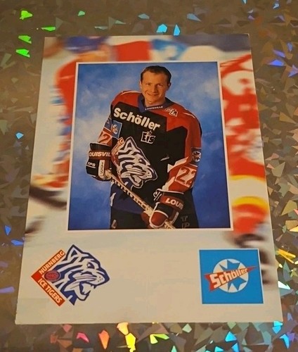 Del eishockey autogrammkarte - del,
