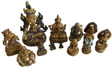 Konvolut 12 alte Buddha