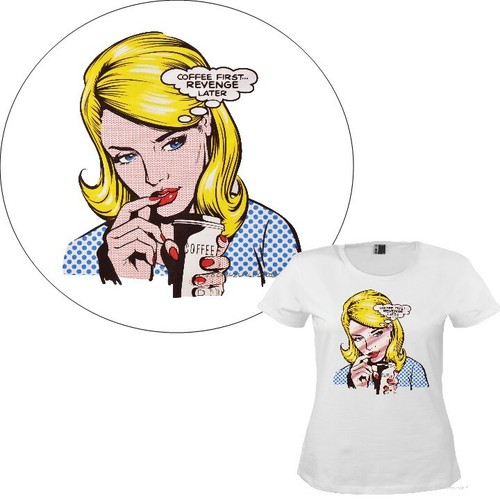 Pop art comic damen - comic, shirt
