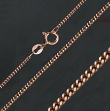 Rose Gold Kette Echt Silber