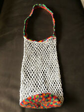 Einkaufsnetz, Ballnetz, Einkaufsbeutel, weiß, bunt