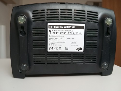 Fritz box fon - wlan, 7320