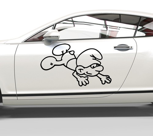 Autoaufkleber die schlümpfe - autoaufkleber,