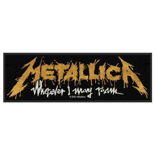Metallica patch wherever i - metallica, ·