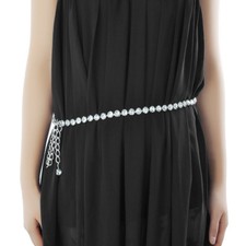 1 Reihen Strass Damen Gürtel