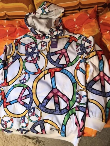 Hoodie love and peace - hoodie,