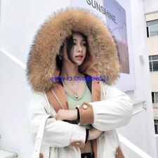 Braun Echt Pelzkragen Kragen