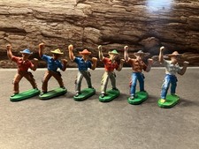 DDR Indianer/Cowboy - Konvolut - 6 Stück - versch. Farben