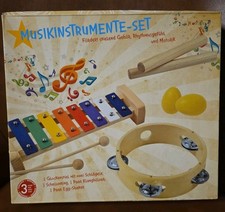 Musikinstrumente-Set Kinder, 8-teilig, mit Glockenspiel, Neu + Geschenke