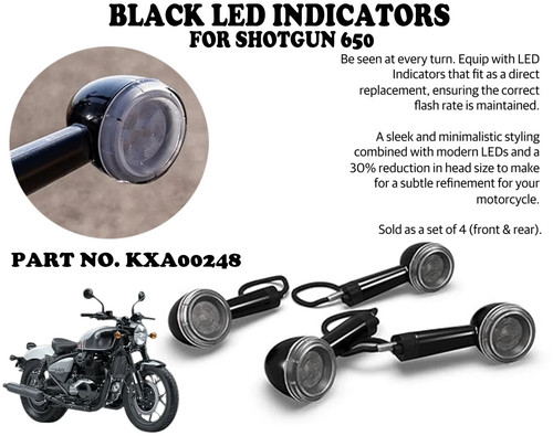 Led blinker schwarz passend - schwarz,