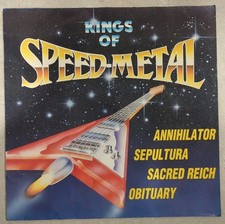 Kings Of Speed-Metal (1990 Vinyl LP) Annihilator Sepultura Sacred Reich Obituary
