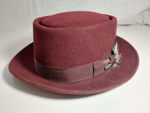 Vintage pork pie 100 wool - vintage, 100%