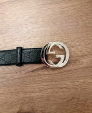 Cucci Ledergürtel Schwarz