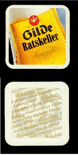Bierdeckel gilde bier - bierdeckel,