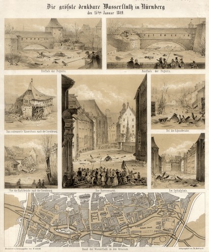 Nürnberg wasserflut 1849 - nürnberg,
