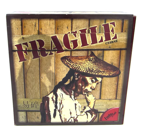 Fragile czarné ludo art - czarné,