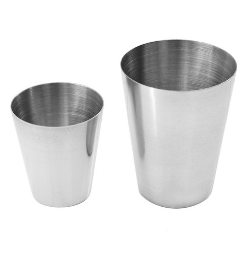 Edelstahl schnapsbecher 3cl - edelstahl,