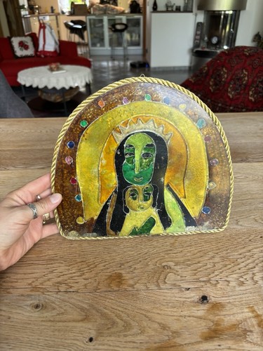 Wandbild maria mit kind - maria,