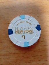 Casino Chip $ 1,00  New York  New York, Las Vegas