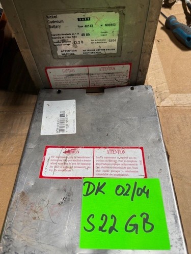 Saft nickel cadmium battery - nickel,