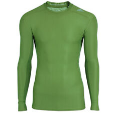 adidas Herren Laufshirt Techfit Shirt Fußball Fitness Sportshirt Gr.XL grün