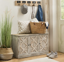 Wandgarderobe Holz Flur