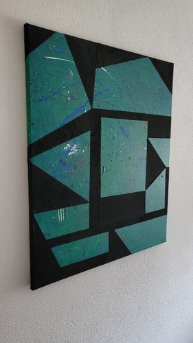 Abstrakte kunst acryl bild - abstrakte,