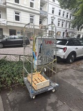 Rollcontainer / Gitterwagen – stabiler Metallwagen auf Rollen