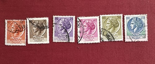 Italien briefmarken satz 6 - briefmarken,