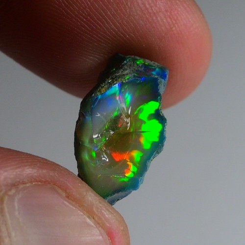 Glatter schwarzer opal - glatter,