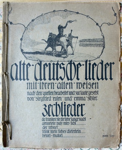 Notenheft alte deutsche - alte,
