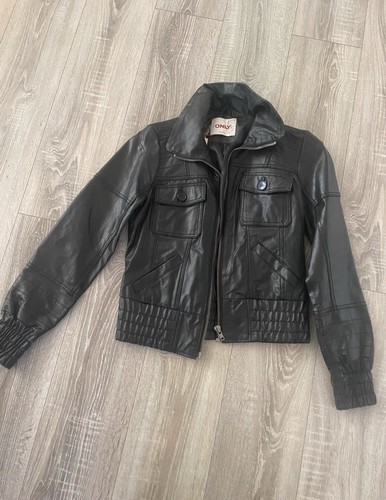 Only damen lederjacke - only,