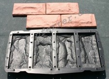 2 Giessformen für 8 Riemchen