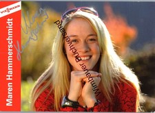 Original Autogramm Maren Hammerschmidt Biathlon /// Autogramm Autograph s 285888